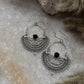 Chandbali Black Onyx 925 Sterling Silver Earrings