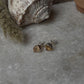 Citrine Raw Uncut studs 925 Sterling Silver Earrings