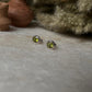 Peridot 6mm 925 Sterling Silver Studs