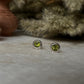 Peridot 6mm 925 Sterling Silver Studs