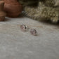 Rose Quartz 6mm 925 Sterling Silver Studs