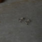 White Topaz Mini North Star 925 Sterling Silver Studs