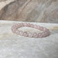 8mm pink rose quartz healing crystal bracelet  