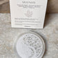 Selenite Charging Plate - Yin Yang- Moon Sun & Stars
