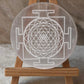 Selenite Charging Plate - Shree Yantra