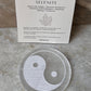 Energy Healing Selenite Plate with Yin Yang Design