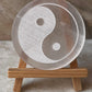 Yin Yang Selenite Charging Plate for Crystals and Jewelry  