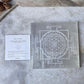 Selenite Charging Big Square Plate- Shree Yantra