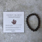 8MM Smokey Quartz Gemstone Bracelet for Grounding and Protection  