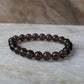 Polished Smokey Quartz Crystal Bracelet for Root Chakra  