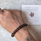 Smokey Quartz Natural Crystal Bracelet 8MM Round Beads  