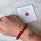 Red Jasper Natural Crystal Bracelet 8MM