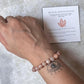 Peach Moonstone Natural Crystal Bracelet 8mm