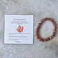 Sunstone Natural Crystal Bracelet 8mm - Tarakaya Silver
