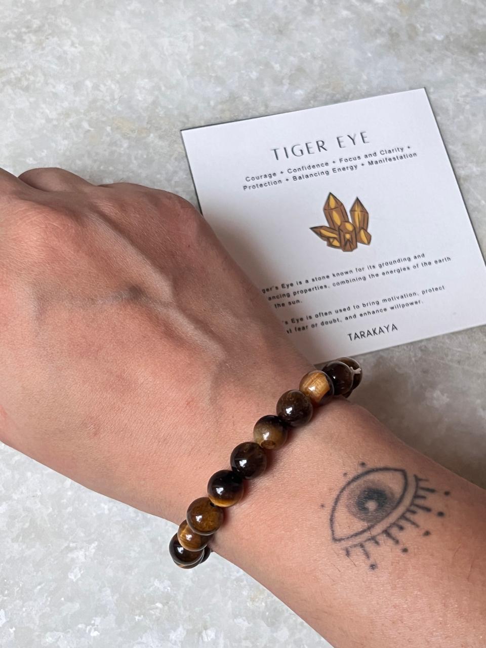 Tiger’s Eye Energy Bracelet for Strength and Focus