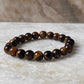 Golden Brown Tiger’s Eye Beaded Bracelet 8MM
