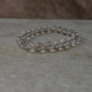 Bohemian 10MM Clear Quartz Diamond Cut Bracelet Handmade