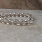 Spiritual Healing Clear Quartz Diamond Cut 10MM Crystal Bracelet