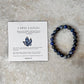 Lapis Lazuli Natural Crystal Bracelet 8MM
