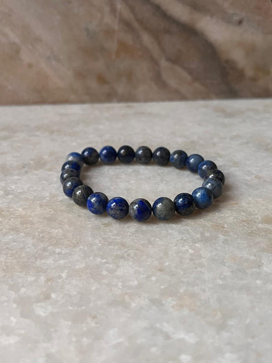 Lapis Lazuli Natural Crystal Bracelet 8MM