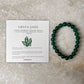Green Jade Natural Crystal Bracelet 8MM