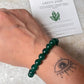 Green Jade Natural Crystal Bracelet 8MM