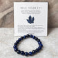 Blue Tiger Eye Natural Crystal 8MM Bracelet