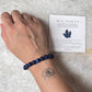 Blue Tiger Eye Natural Crystal 8MM Bracelet