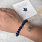 Blue Tiger Eye Natural Crystal 8MM Bracelet