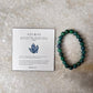 Azurite Natural Crystal Bracelet 8MM