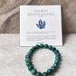 Azurite Natural Crystal Bracelet 8MM