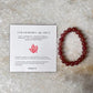 Strawberry Quartz Pink Crystal Bracelet for Women  