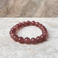 Handmade 8MM Strawberry Quartz Stretch Bracelet