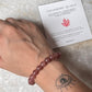 Strawberry Quartz Heart Chakra Bracelet 8MM Beads  