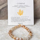 8MM Citrine Gemstone Bracelet for Abundance and Joy  