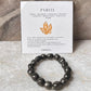 Pyrite Tumble Natural Crystal Bracelet 10MM