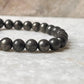 Pyrite 6MM Natural Crystal Bracelet