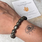 Pyrite Tumble Natural Crystal Bracelet 10MM