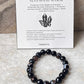 Sulemani Hakik - Evil Eye 8MM Natural Crystal Bracelet