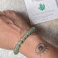 Polished Green Aventurine Beaded Bracelet 8MM