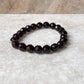 Handcrafted natural garnet 8MM faceted crystal bracelet  