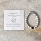 Couple Howlite / Black Tourmaline 8mm Natural Crystal Bracelet