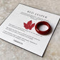 Red Jasper Crystal Band Ring