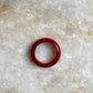 Red Jasper Crystal Band Ring
