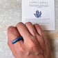 Lapis Lazuli Crystal Band Ring