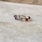 Seven Chakra Silver 925 Sterling Band Ring