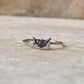 Amethyst Moon Phases 925 Sterling Silver Ring