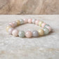 Morganite Stretch Bracelet 8MM for Emotional Healing  