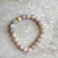 Natural Morganite Healing Crystal Bracelet for Heart Chakra