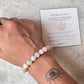 Polished Morganite Crystal Bracelet 8MM for Gentle Energy